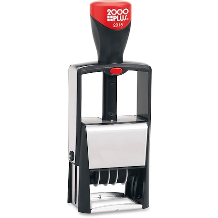 Cosco Line Dater w/Microban, 6-Year, Hvy-Duty, Red Cap/Black COS011200